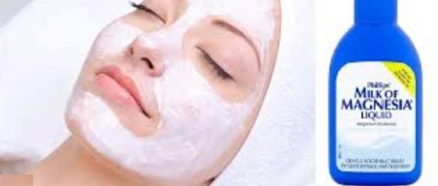 Mascarilla de leche de magnesia para el acne