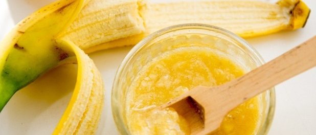 Mascarilla de banano para la cara 